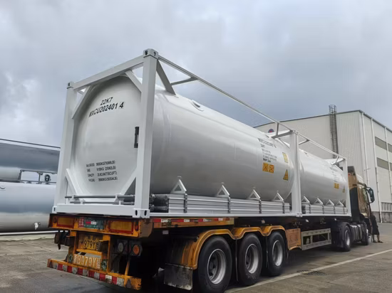 Contenitore serbatoio GPL per ammoniaca per gas liquido ISO da 20 piedi 40 piedi